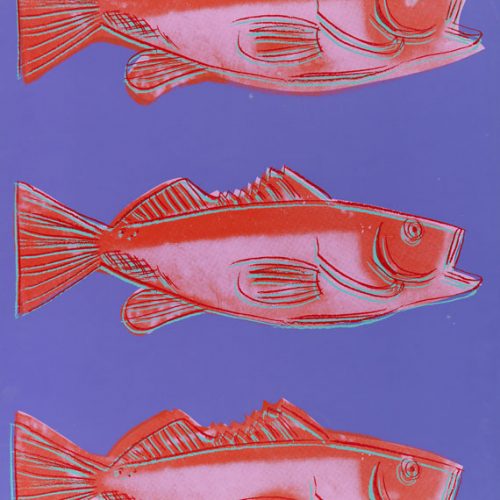 Fish, 1983. Silkscreen in colors. Feldman / Schellmann III A 41a. 108.5 x 77 cm (42.7 x 30.3 in).