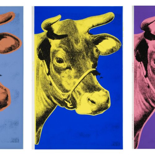 Cows, 1971. © Warhol Foundation for the visual arts.