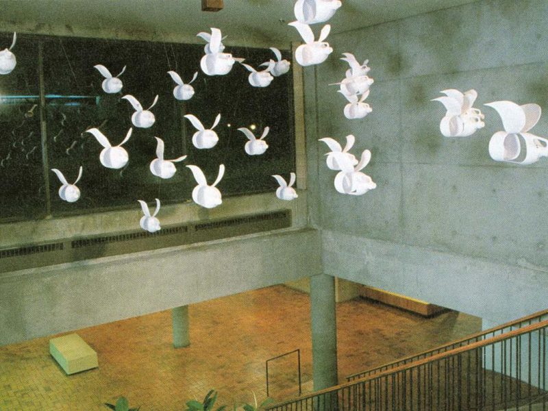 General Idea, Snowbird – A public Sculpture, 1984. Photo: Denis Farley.